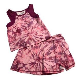 Jumping Beans Active Set Workout wear Gymnastics Top Skort Set Girls